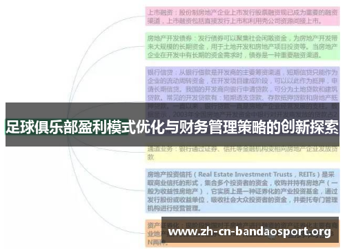 足球俱乐部盈利模式优化与财务管理策略的创新探索 足球俱乐部盈利模式优化与财务管理策略的创新探索